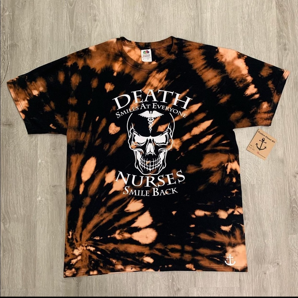 Spiral Bleach Tie T shirt Graphic tee